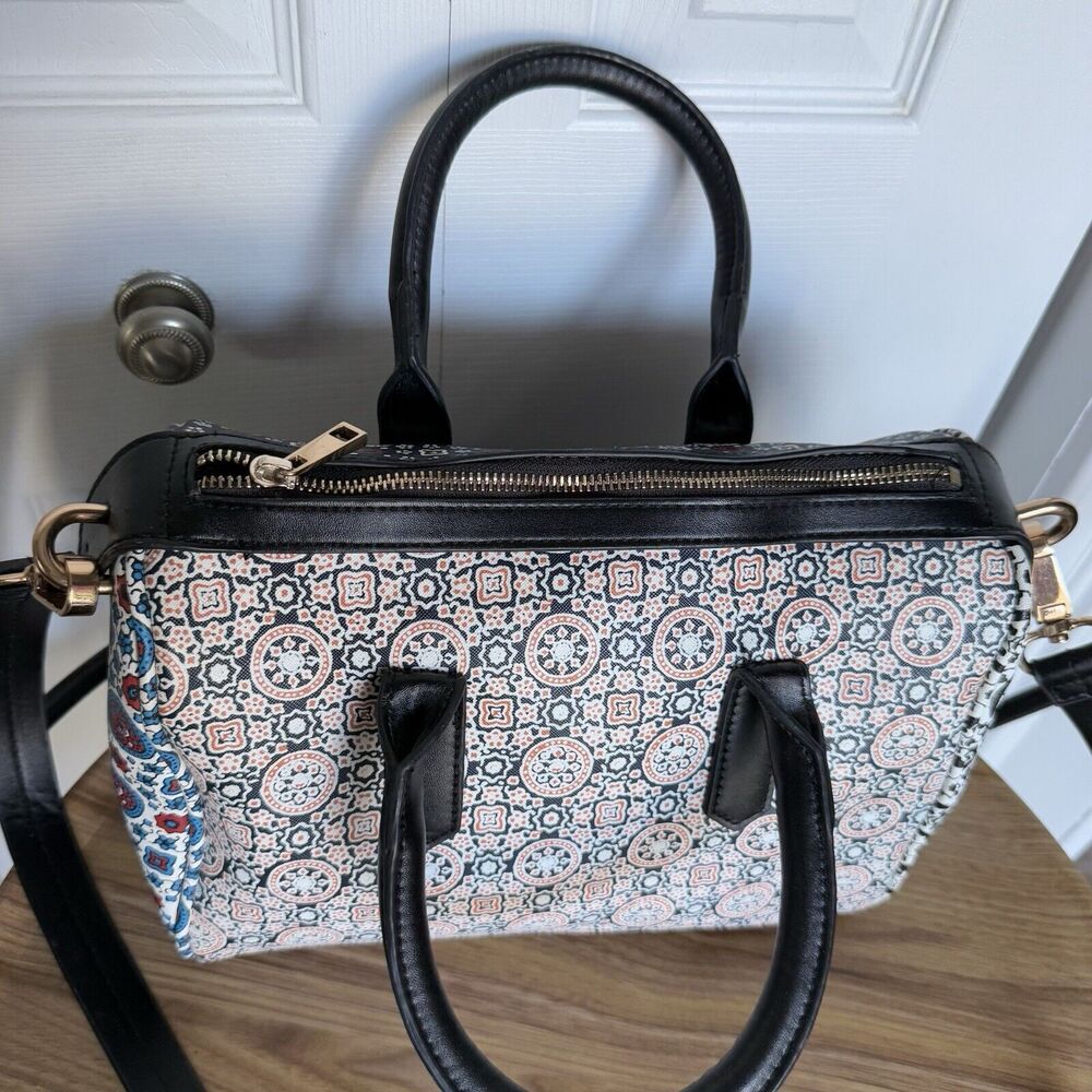FAUX LEATHER TOPSHOP BOWLING BAG FLORAL - Picture 5 of 16